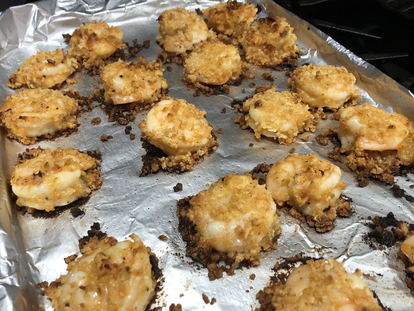Sriracha panko shrimp